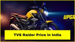 TVS Raider Price in India